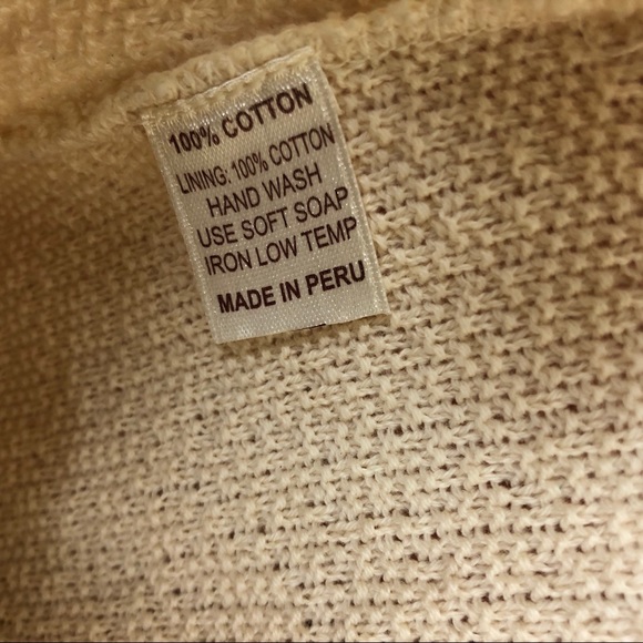 Wandering Sage Knit Wrap Peruvian Sweater (M) - Picture 13 of 13